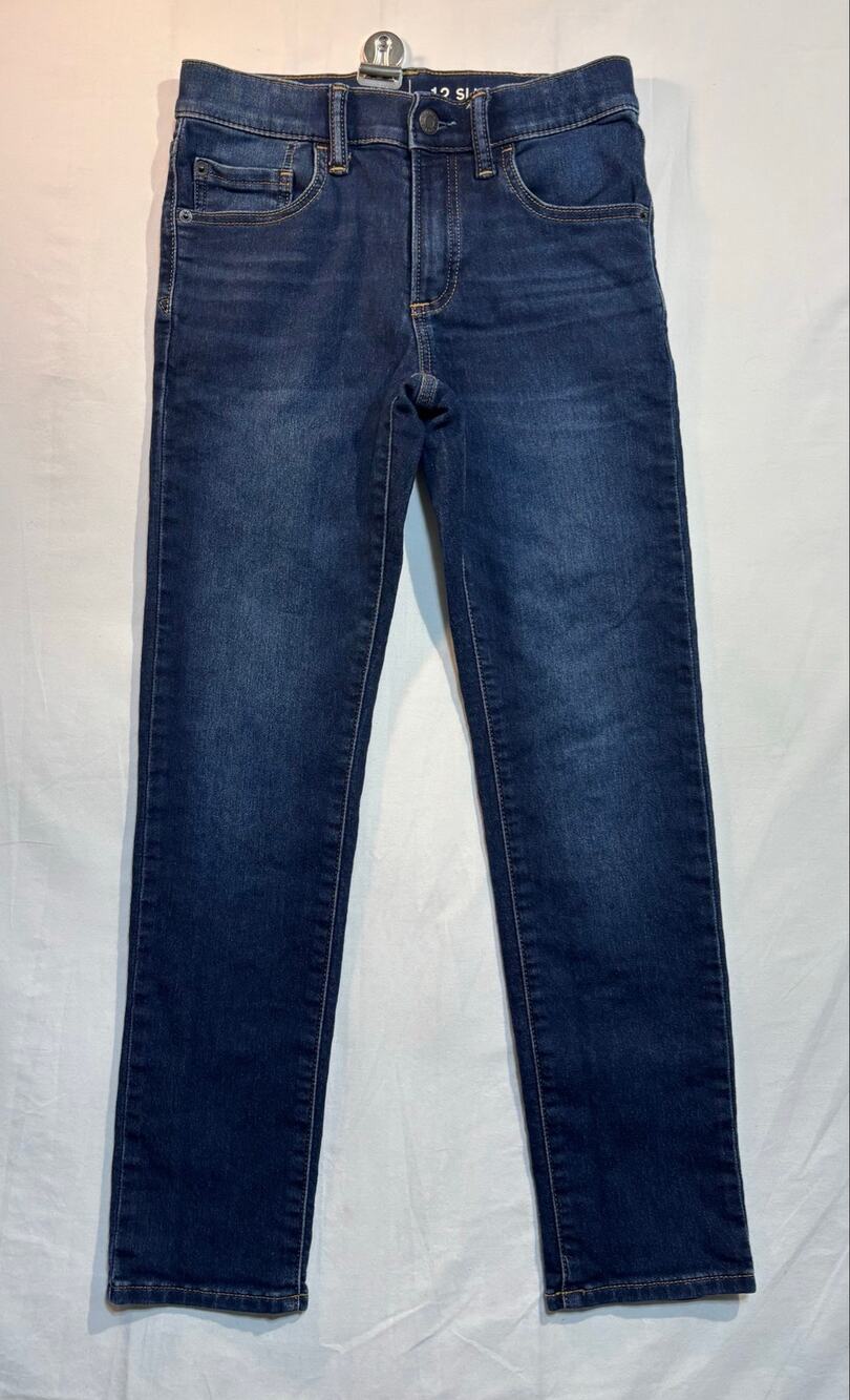 GAP Kids 12 Slim Dark Wash Stretch Skinny JeansAdjustable Waist Youth Boys Girls